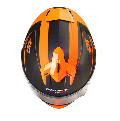 CASCO SHAFT SH-610DV PRO CEROTON MATE NEGRO NARANJA NEON