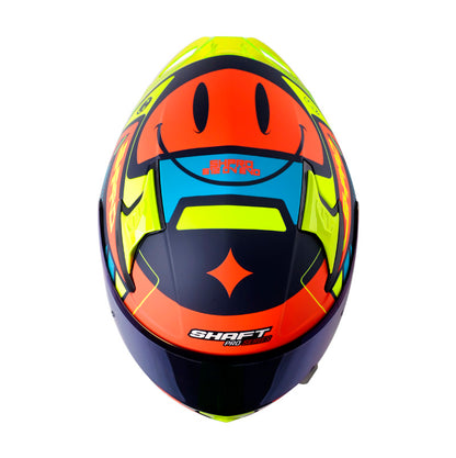 CASCO SHAFT SH-612DV PRO BLUNNER MATE AZUL AMARILLO NEON