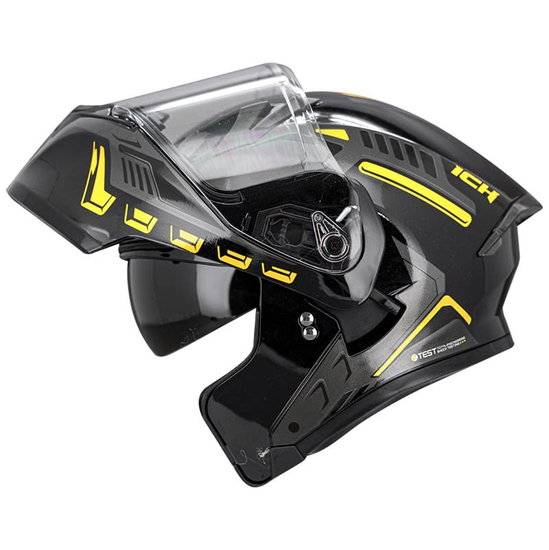 CASCO ICH ICH-3120DV METEOR NEGRO AMARILLO NEON