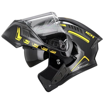 CASCO ICH ICH-3120DV METEOR NEGRO AMARILLO NEON