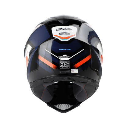 CASCO SHAFT SH-MX380DV FRONTOURE NEGRO ROJO