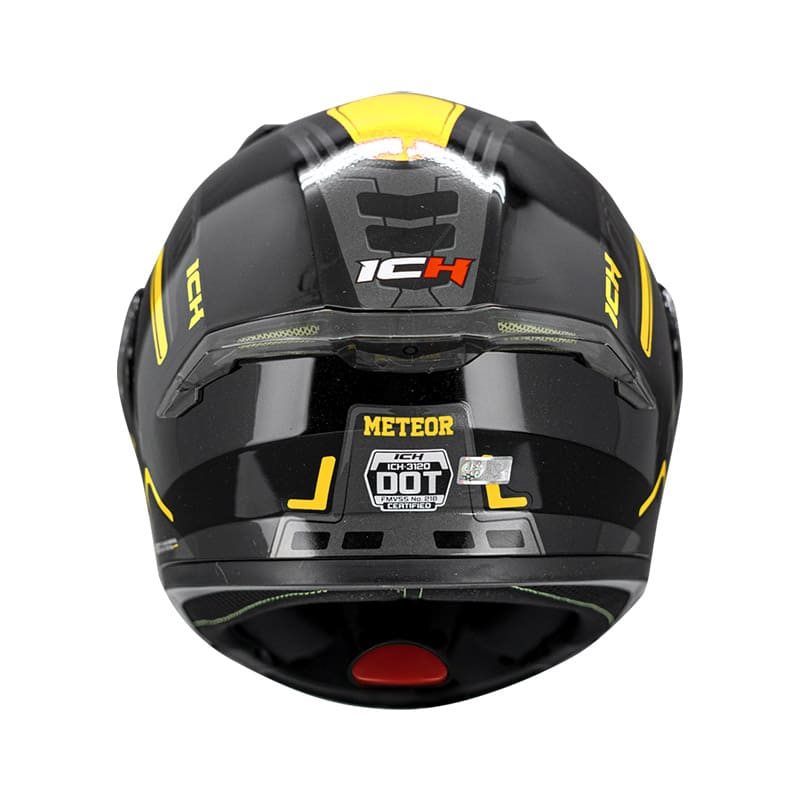 CASCO ICH ICH-3120DV METEOR NEGRO AMARILLO NEON