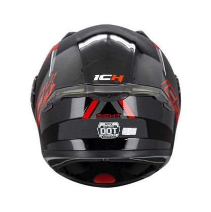 CASCO ICH ICH-3120DV SIGHT NEGRO ROJO
