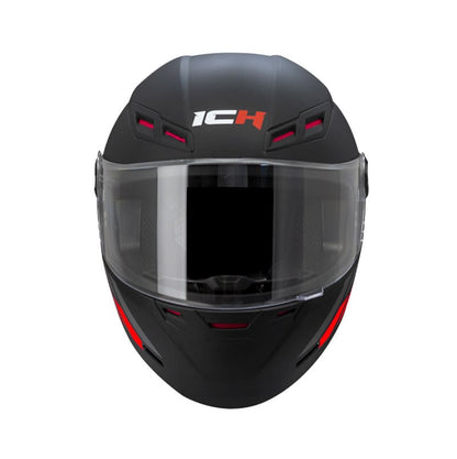 CASCO ICH ICH-501SP LETHAL MATE NEGRO ROJO
