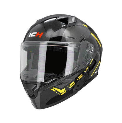 CASCO ICH ICH-3120DV METEOR NEGRO AMARILLO NEON