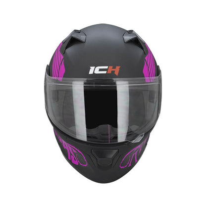 CASCO ICH ICH-3120DV SQUAD MATE NEGRO FUCSIA NEON