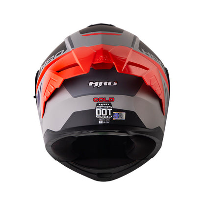 CASCO HRO HRO-3480DV EVO COLD MATE GRIS ROJO VISOR IRIDIUM