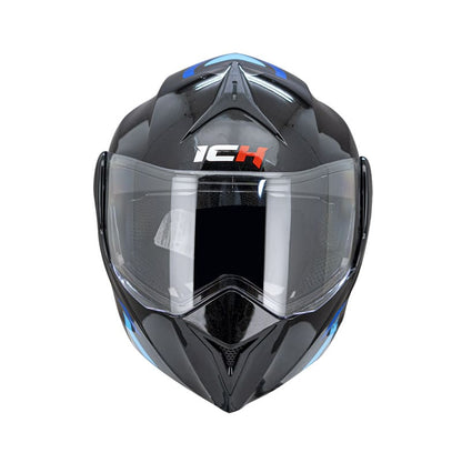 CASCO ICH ICH-3110DV BOUBLE NEGRO AZUL