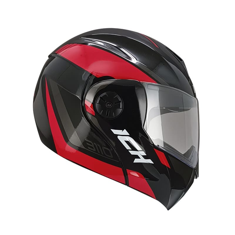 CASCO ICH ICH-3110DV NOISE NEGRO ROJO