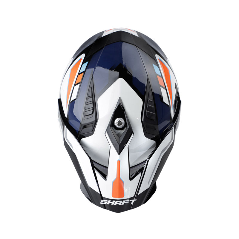 CASCO SHAFT SH-MX380DV FRONTOURE NEGRO ROJO