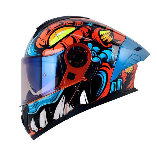 CASCO HRO HRO-3480DV EVO AGREXT NARANJA NEON AZUL IRIDIUM