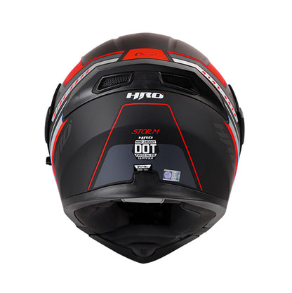 CASCO HRO HRO-3400DV STORM MATE NEGRO ROJO