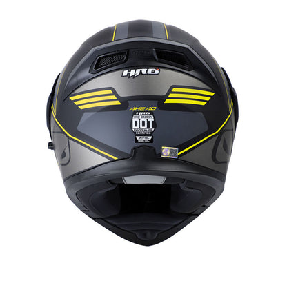 CASCO HRO HRO-3400DV AHEAD MATE NEGRO AMARILLO NEON