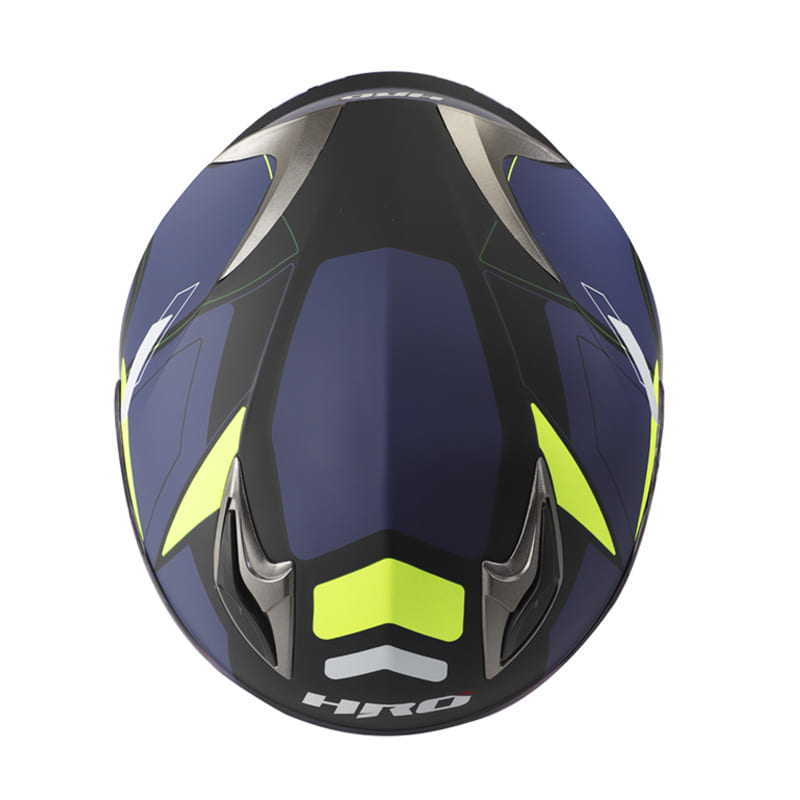 CASCO HRO HRO-508 ZLIMO MATE NEGRO AMARILLO NEON