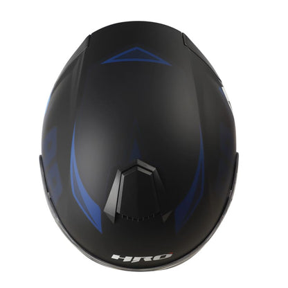 CASCO HRO HRO-516 ZURKO MATE NEGRO AZUL