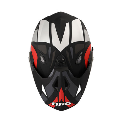 CASCO HRO HRO-MX330DV NET MATE NEGRO ROJO