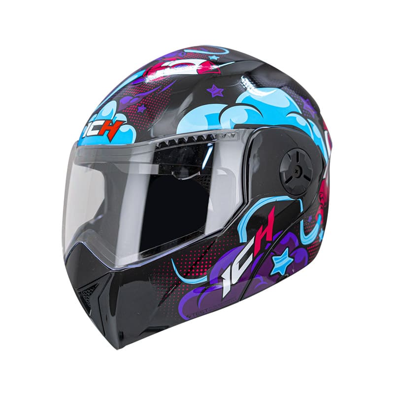 CASCO ICH ICH-3110S SPACE NEGRO FUCSIA NEON