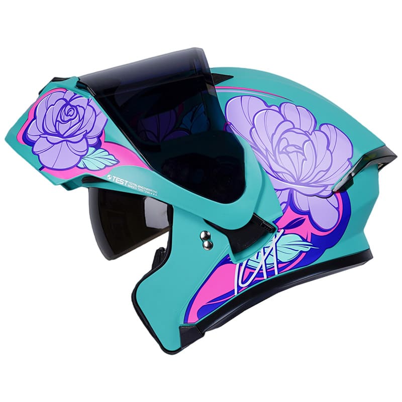 CASCO ICH ICH-3120DV FLOWRISH MENTA LILA VISOR HUMO