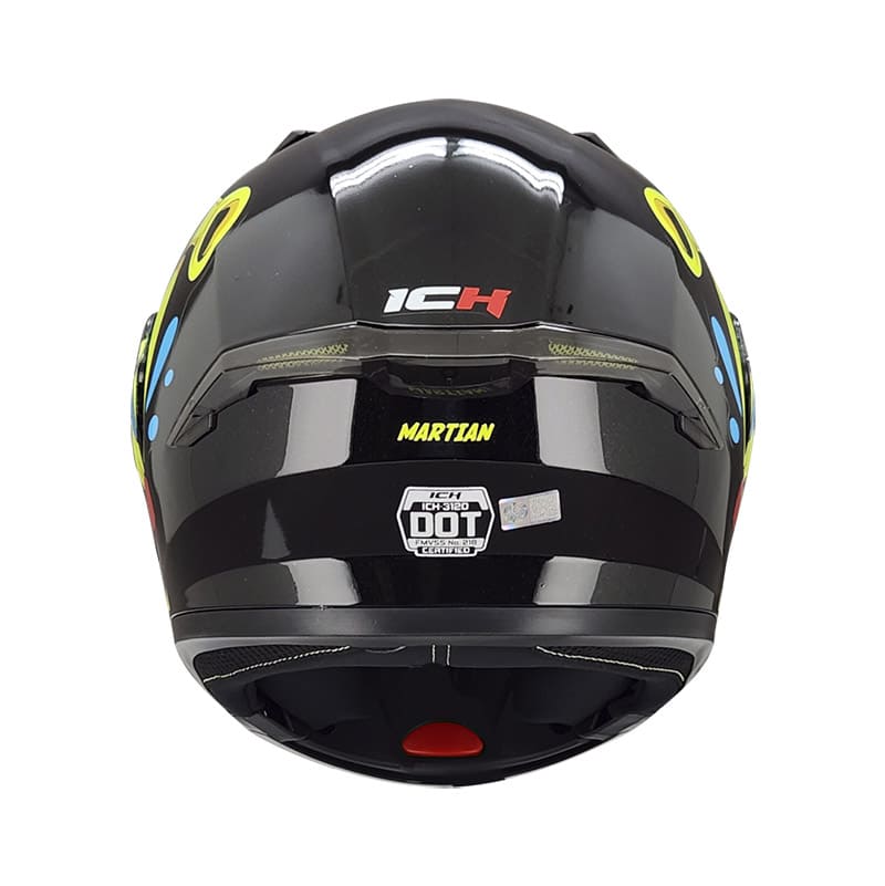 CASCO ICH ICH-3120DV MARTIAN NEGRO AMARILLO NEON