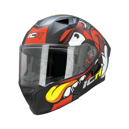 CASCO ICH ICH-3120DV NICE MATE NEGRO ROJO