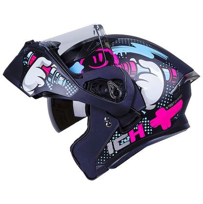 CASCO ICH ICH-3120DV TAGGER MATE NEGRO FUCSIA NEON