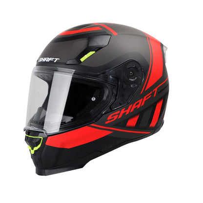 CASCO SHAFT SH-562 DUEL MATE NEGRO ROJO