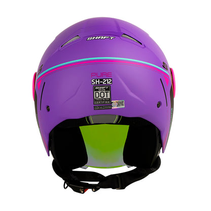 CASCO SHAFT SH-212 PURE MORADO VISOR HUMO