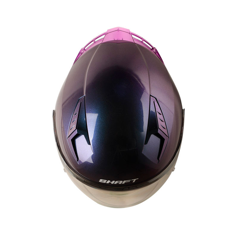 CASCO SHAFT SH-226GT SOLID CAMALEON PLATA VISOR IRIDIUM