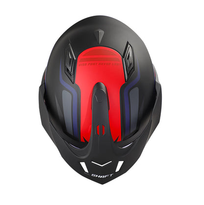 CASCO SHAFT SH-227 ROCK MATE NEGRO ROJO