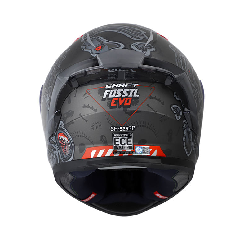 CASCO SHAFT SH-526SP FOSSIL EVO MATE NEGRO ROJO SM