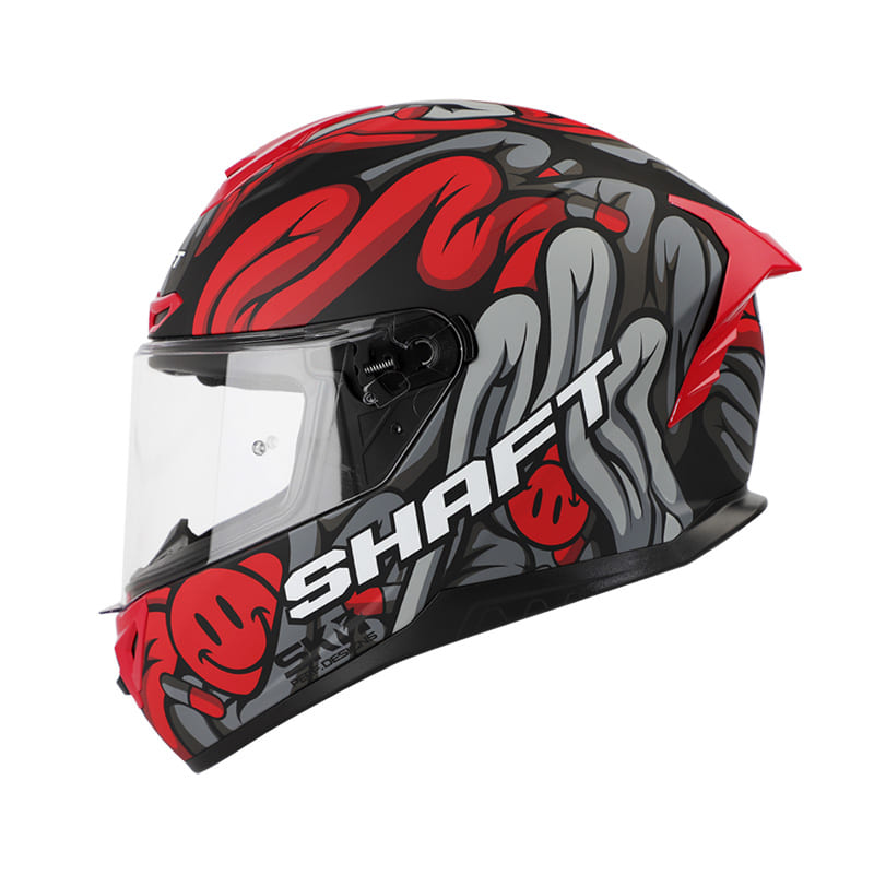 CASCO SHAFT SH-542GT INSIDE MATE NEGRO ROJO