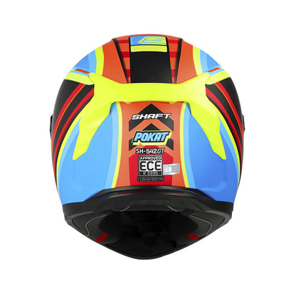 CASCO SHAFT SH-542GT POKAT MATE NARANJA NEON AMARILLO NEON