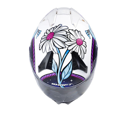 CASCO SHAFT SH-560 REAL BLANCO AZUL