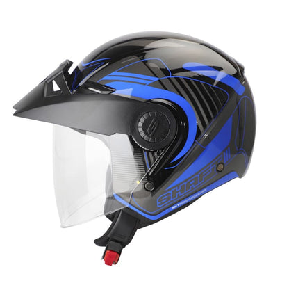 CASCO SHAFT SH-211 STRAY NEGRO AZUL