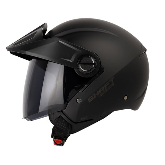 CASCO SHAFT SH-212 SOLID MATE NEGRO NEGRO VISOR HUMO