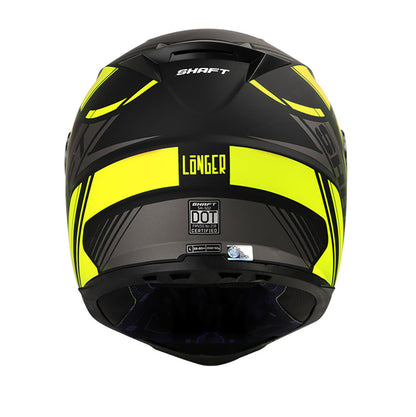 CASCO SHAFT SH-502 LONGER MATE NEGRO AMARILLO NEON