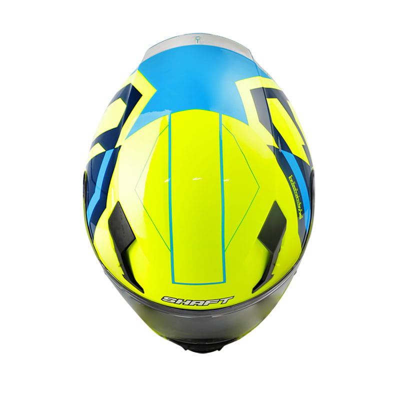 CASCO SHAFT SH-562 GLOBAL AZUL AMARILLO NEON