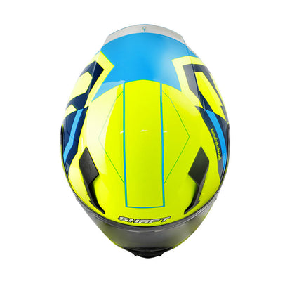 CASCO SHAFT SH-562 GLOBAL AZUL AMARILLO NEON