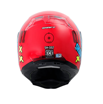 CASCO SHAFT SH-562 REBIRTH ROJO AZUL