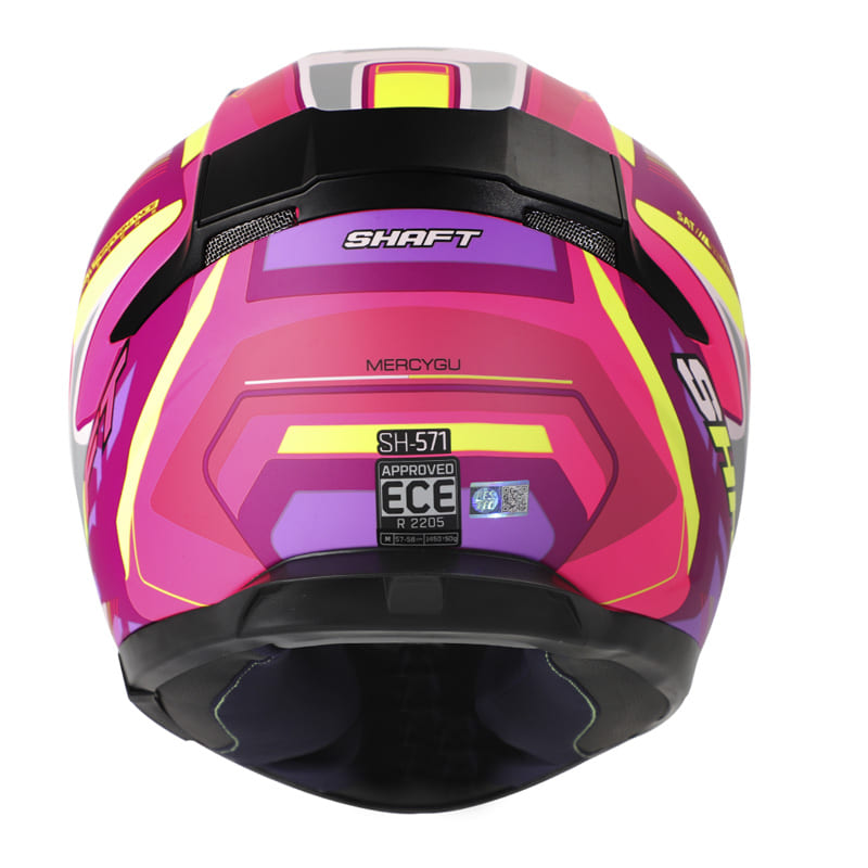 CASCO SHAFT SH-571 MERCYGU MATE FUCSIA NEON AMARILLO NEON