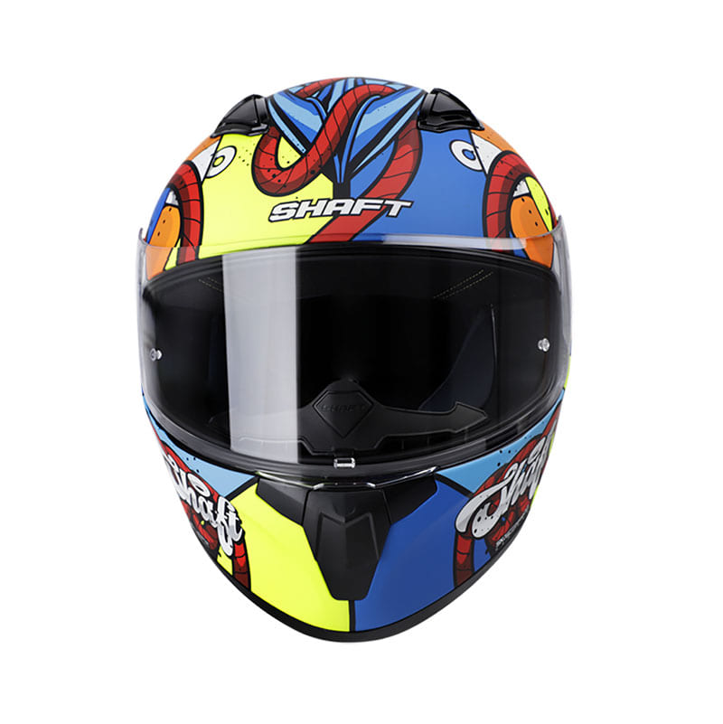 CASCO SHAFT SH-582SP NAVY MATE AZUL NARANJA NEON