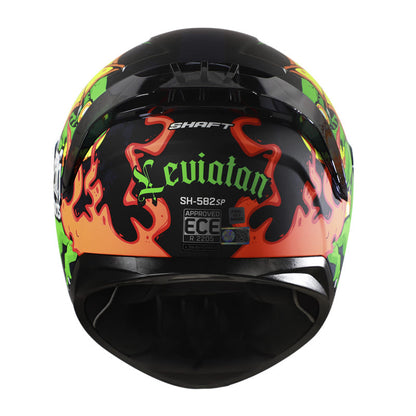 CASCO SHAFT SH-582SP LEVIATAN MATE NEGRO VERDE NEON