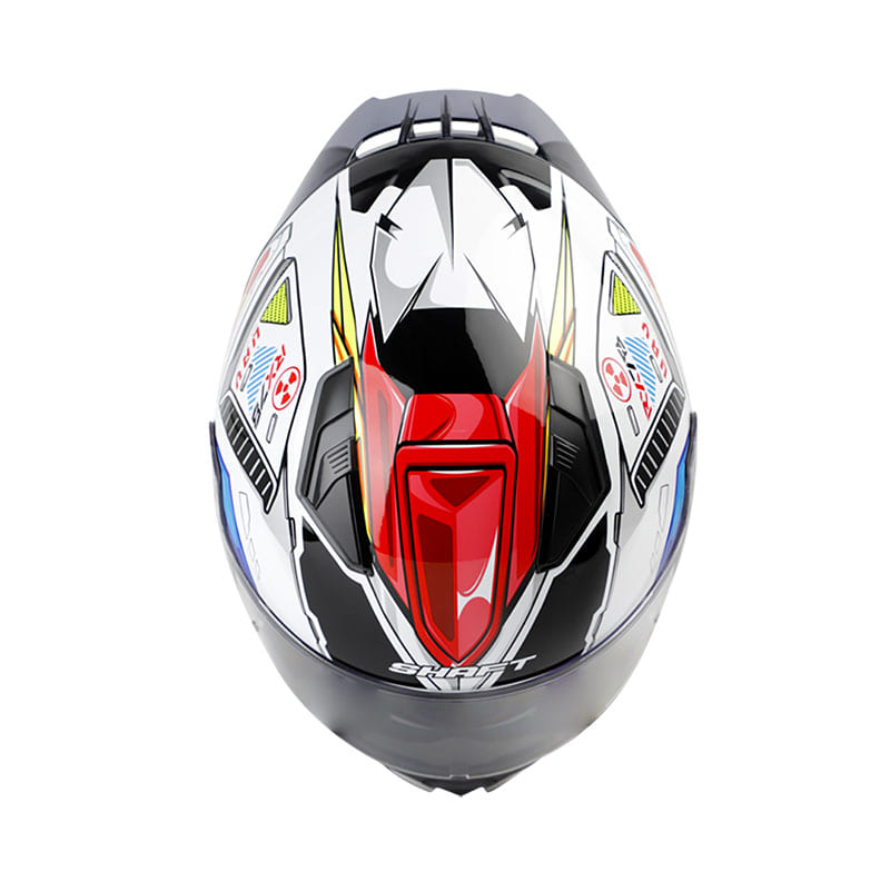 CASCO SHAFT SH-582SP RX78 BLANCO AZUL