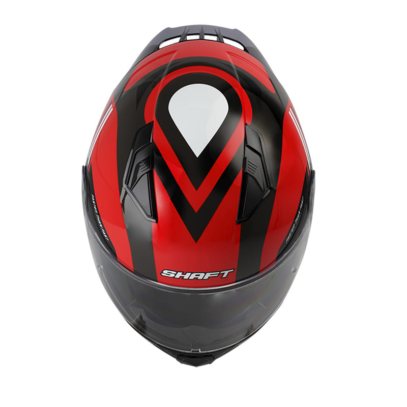 CASCO SHAFT SH-582SP GENK NEGRO ROJO