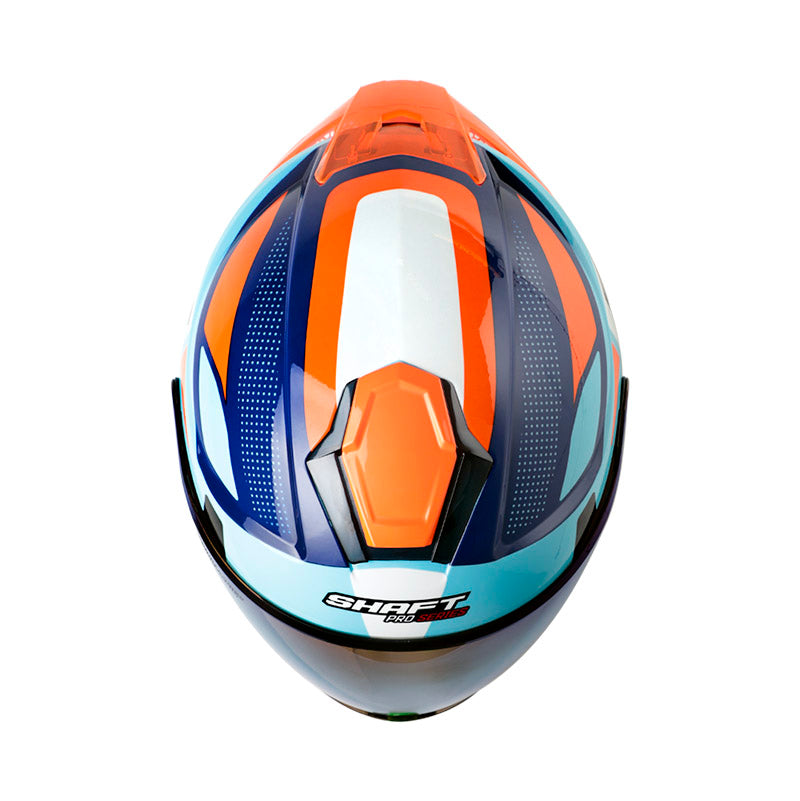 CASCO SHAFT SH-240DV PRO TRANSVERSE AZUL CLARO NARANJA