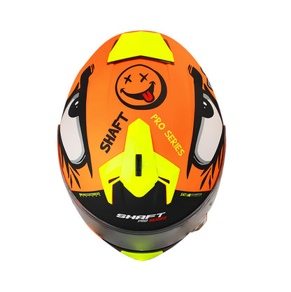 CASCO SHAFT SH-610DV PRO SMILEX MATE NARANJA NEON AMARILLO