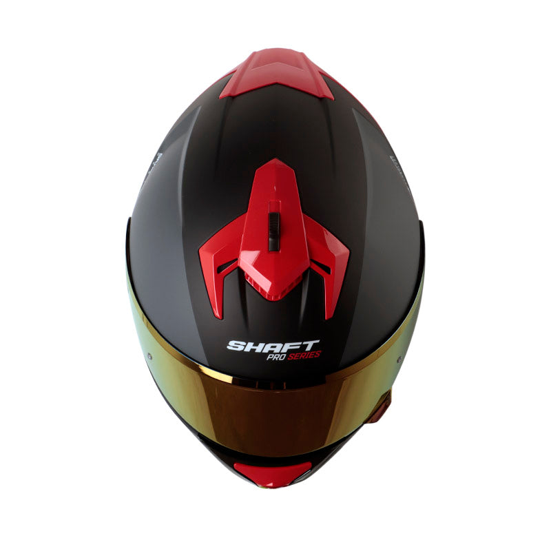 CASCO SHAFT SH-610DV PRO LOCK MATE ROJO GRIS VISOR IRIDIUM
