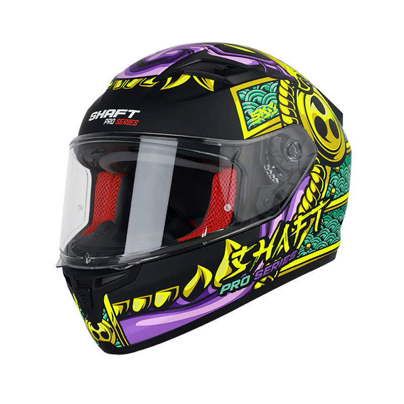 CASCO SHAFT SH-545PRO RAN MATE NEGRO MORADO NEON