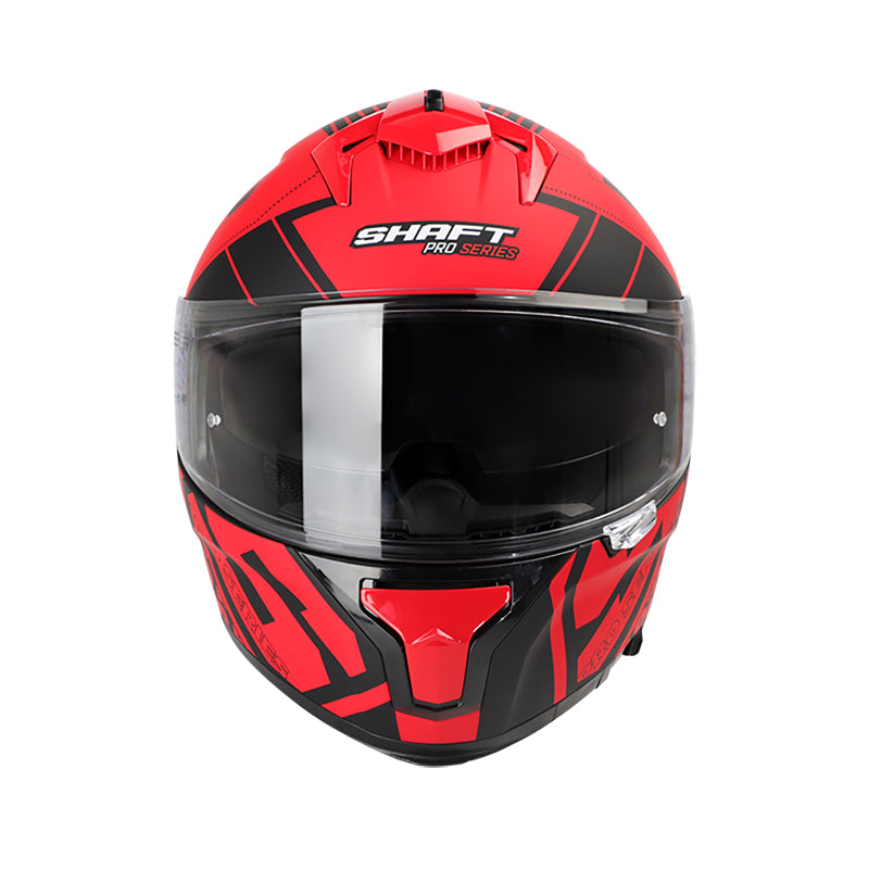 CASCO SHAFT SH-610DV PRO ZIGOR MATE NEGRO ROJO