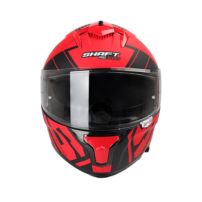 CASCO SHAFT SH-610DV PRO ZIGOR MATE NEGRO ROJO